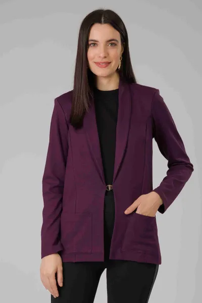 BLAZER PONTO ROMA MANGA LONGA ROXO MIRA VEST
