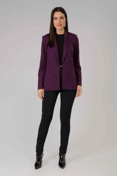 BLAZER PONTO ROMA MANGA LONGA ROXO MIRA VEST BLAZER PONTO ROMA MANGA LONGA ROXO MIRA VEST