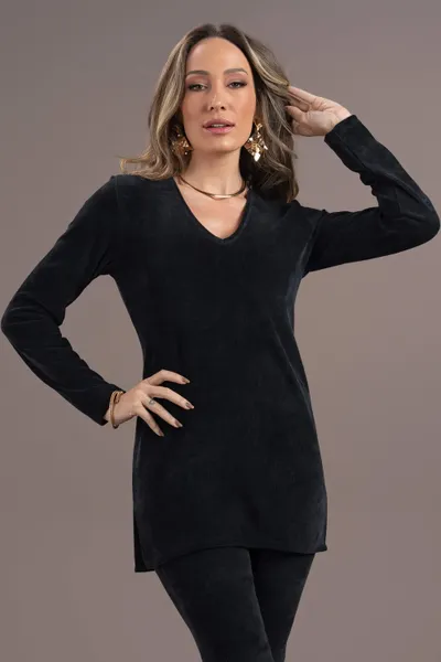 SOBRE LEGGING DECOTE V PRETO MIRA VEST