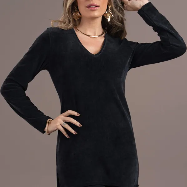 SOBRE LEGGING DECOTE V PRETO MIRA VEST