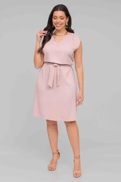 VESTIDO MANGA JAPONESA EM VISCOSE ROSE MIRA VEST