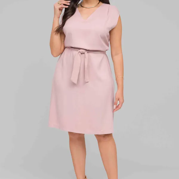 VESTIDO MANGA JAPONESA EM VISCOSE ROSE MIRA VEST