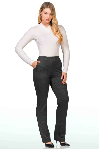 CALÇA COM BOLSOS LATERAIS PRETO MIRA VEST