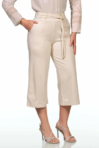 PANTACOURT COM CINTO OFF WHITE MIRA VEST