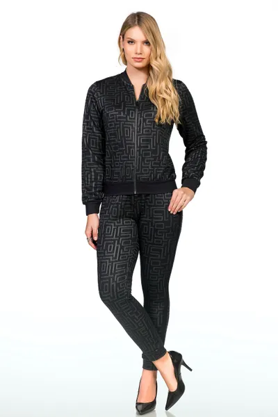 CONJUNTO DE JAQUETA E CALÇA PRETO MIRA VEST