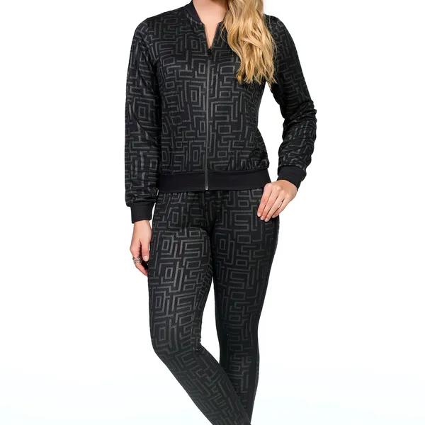 CONJUNTO DE JAQUETA E CALÇA PRETO MIRA VEST