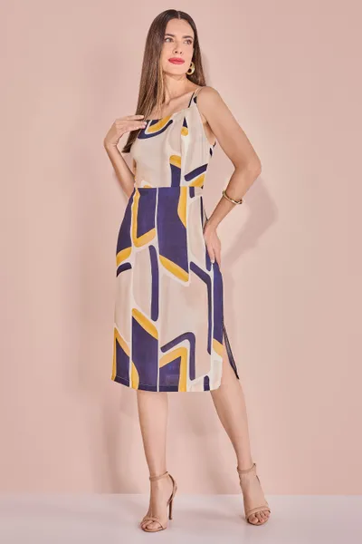 VESTIDO ALÇA DECOTE QUADRADO MIRA VEST