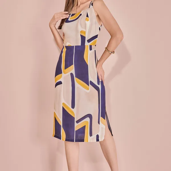 VESTIDO ALÇA DECOTE QUADRADO MIRA VEST