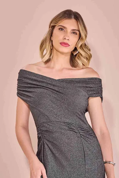 VESTIDO OMBRO A OMBRO DECOTE TRANSPASSADO MIRA VES VESTIDO OMBRO A OMBRO DECOTE TRANSPASSADO MIRA VES