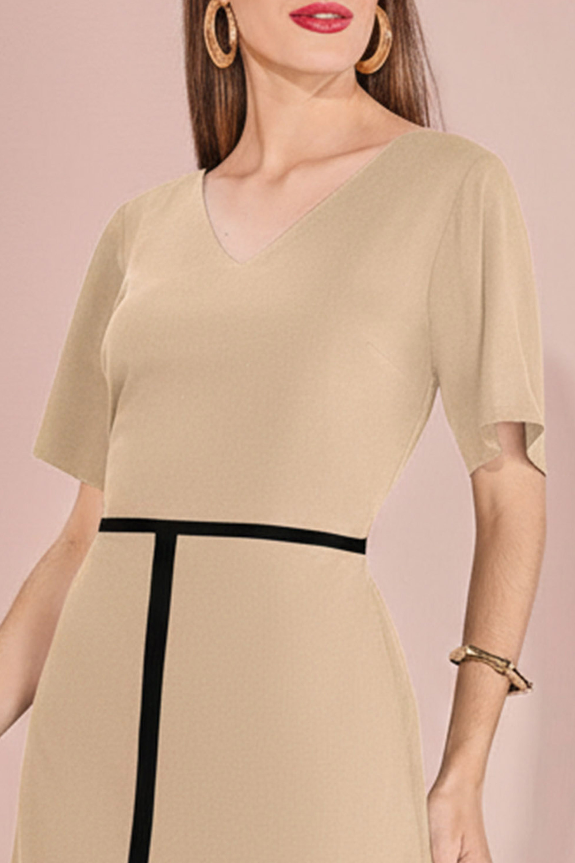 VESTIDO CHANEL MANGA CURTA AVEIA MIRA VEST