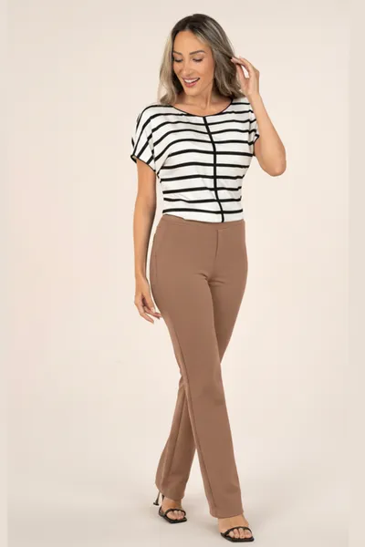 CALÇA CÓS ANATÔMICO ARGILA MIRA VEST CALÇA CÓS ANATÔMICO ARGILA MIRA VEST