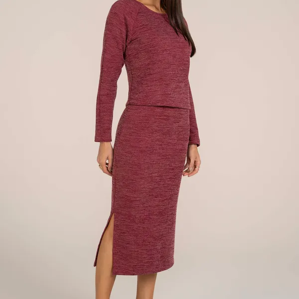 CONJUNTO CROPPED DECOTE CANOA MANGA LONGA BORDO MI