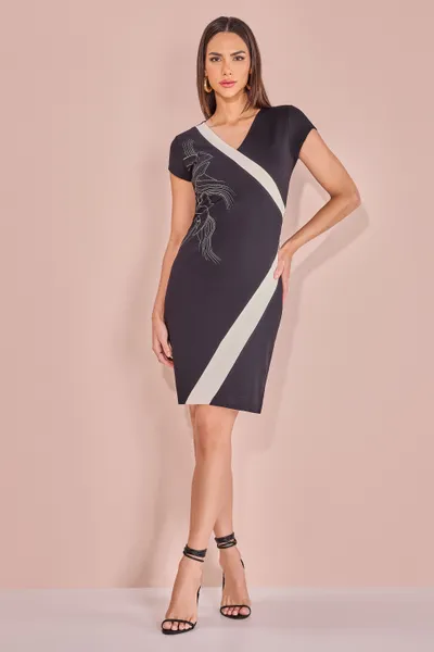 VESTIDO SINTONIA PRETO MIRA VEST