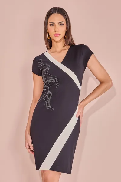 VESTIDO SINTONIA PRETO MIRA VEST