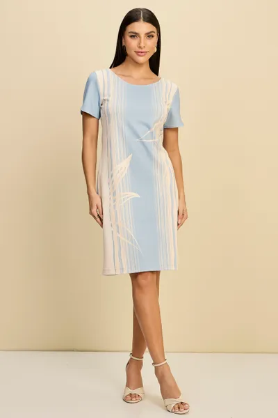 VESTIDO MALHA AZUL BEBÊ MIRA VEST