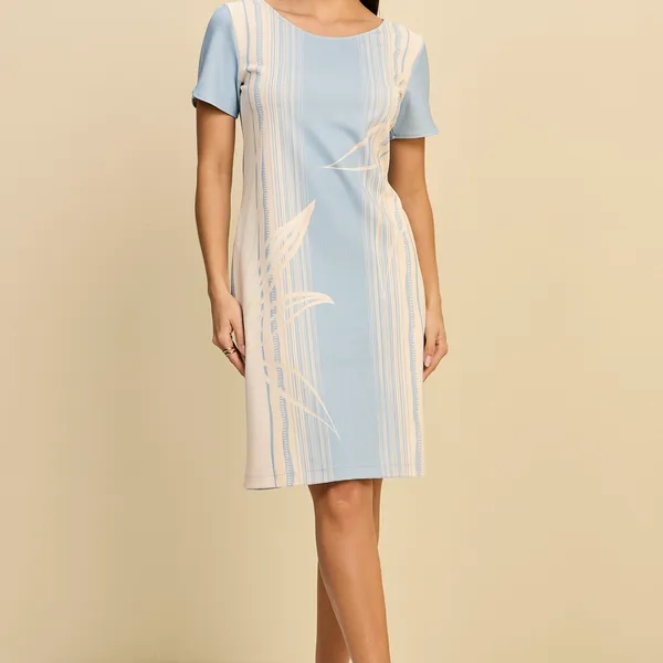 VESTIDO MALHA AZUL BEBÊ MIRA VEST