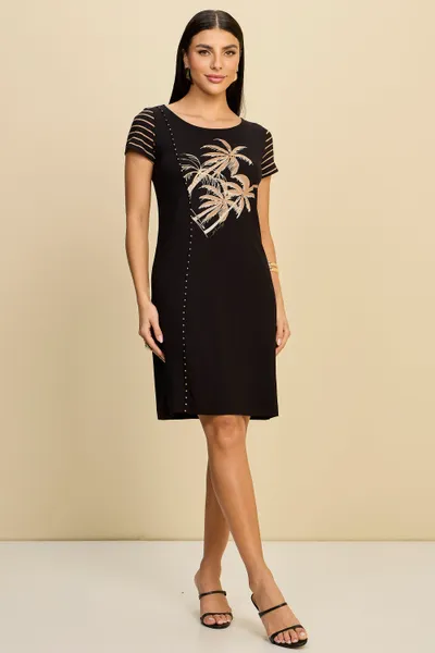 VESTIDO T-SHIRT LISTRADO EM VISCOLYCRA MIRA VEST