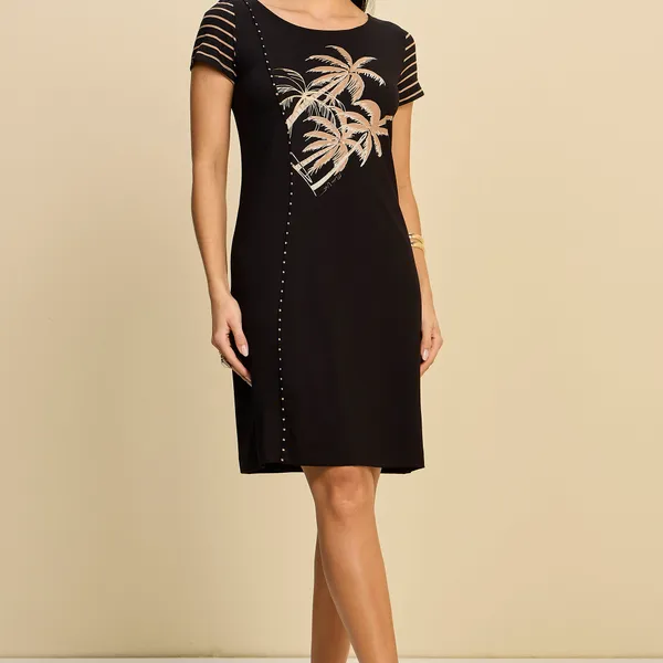 VESTIDO T-SHIRT LISTRADO EM VISCOLYCRA MIRA VEST