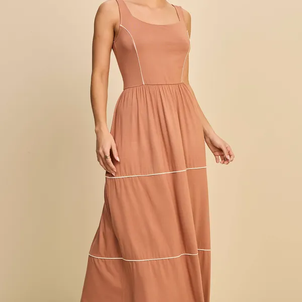 VESTIDO LONGUETE VISCOLYCRA MOUSSE MIRA VEST