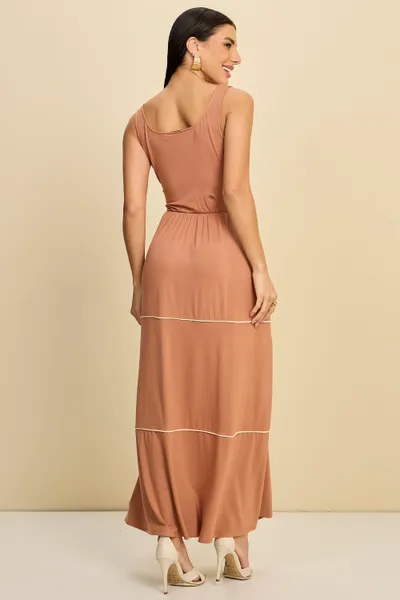 VESTIDO LONGUETE VISCOLYCRA MOUSSE MIRA VEST VESTIDO LONGUETE VISCOLYCRA MOUSSE MIRA VEST