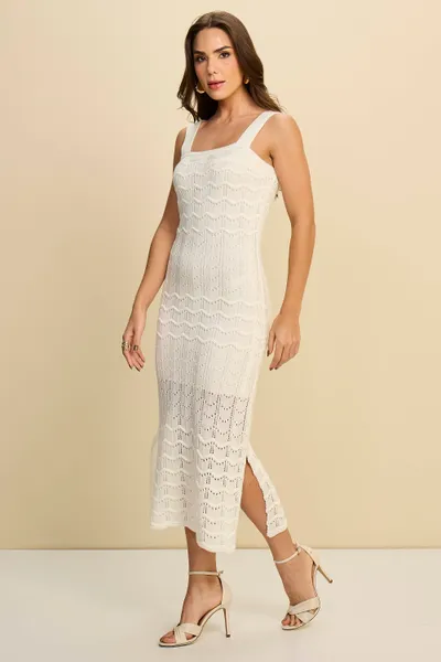 VESTIDO MIDI DE ALÇA EM TRICÔ MIRA VEST VESTIDO MIDI DE ALÇA EM TRICÔ MIRA VEST