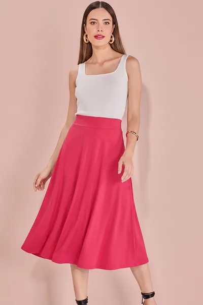 SAIA MIDI GODÊ CEREJA MIRA VEST
