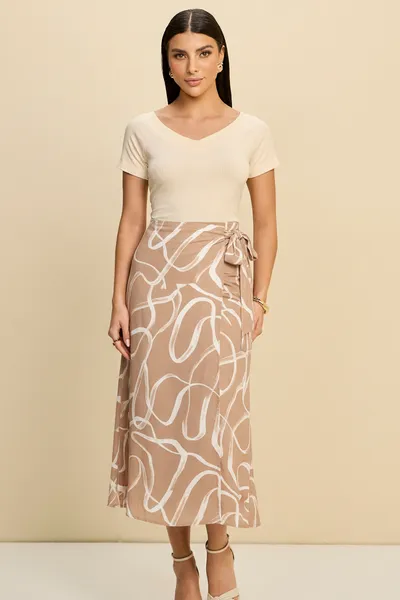 SAIA MIDI AMENDOA MIRA VEST