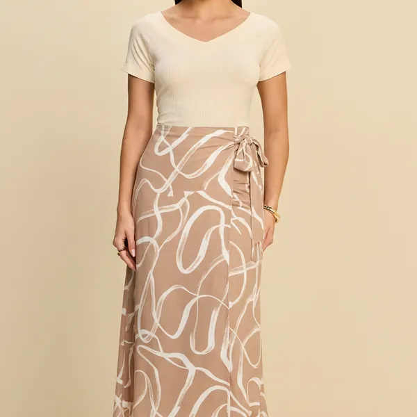 SAIA MIDI AMENDOA MIRA VEST