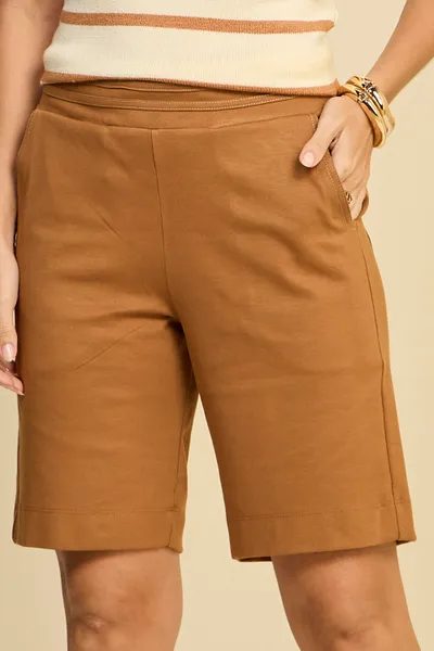 BERMUDA PONTO ROMA CARAMELO MIRA VEST