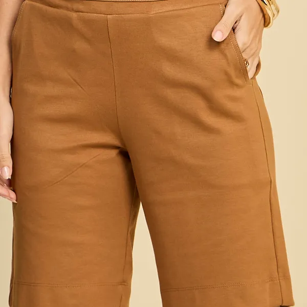 BERMUDA PONTO ROMA CARAMELO MIRA VEST
