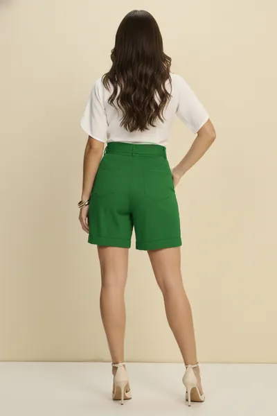BERMUDA ALFAIATARIA VERDE MIRA VEST
