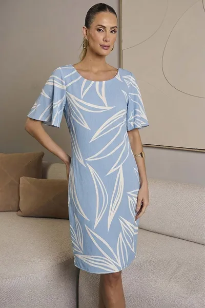 VESTIDO PLANO FLUIDO AZUL BEBÊ MIRA VEST