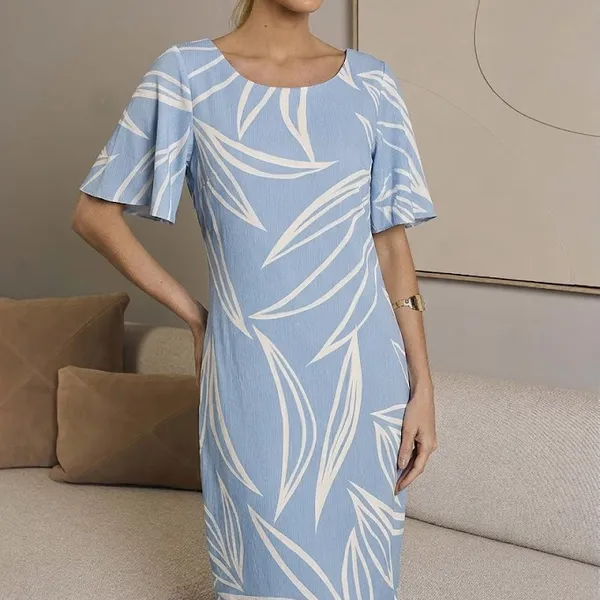VESTIDO PLANO FLUIDO AZUL BEBÊ MIRA VEST