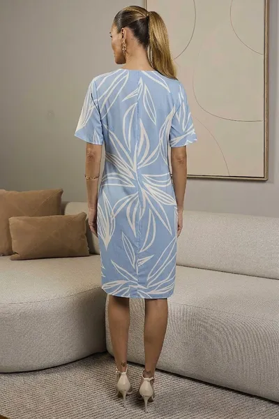 VESTIDO PLANO FLUIDO AZUL BEBÊ MIRA VEST