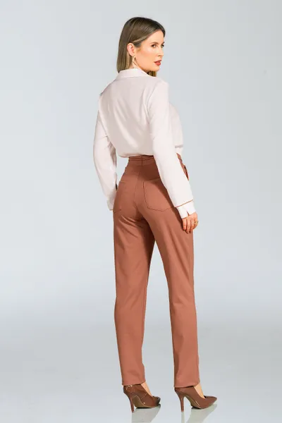 Calça Ponto Roma com Amarração Mousse Mira Vest Calça Ponto Roma com Amarração Mousse Mira Vest