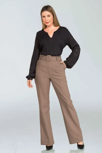BLUSA VISCOLINHO COM PEDRARIAS PRETO MIRA VEST