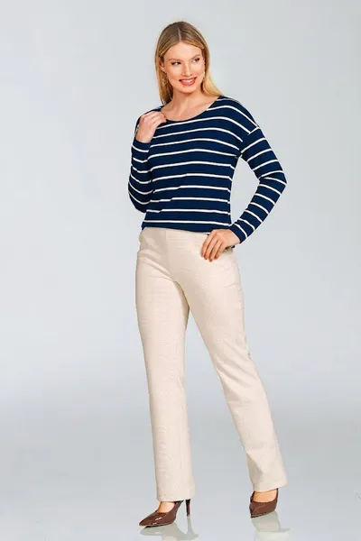BLUSA VISCOLYCRA LISTRADA MARINHO MIRA VEST