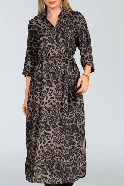 VESTIDO MIDI ALFAIATARIA COM CINTO SERTÃO MIRA VEST VESTIDO MIDI ALFAIATARIA COM CINTO SERTÃO MIRA VEST