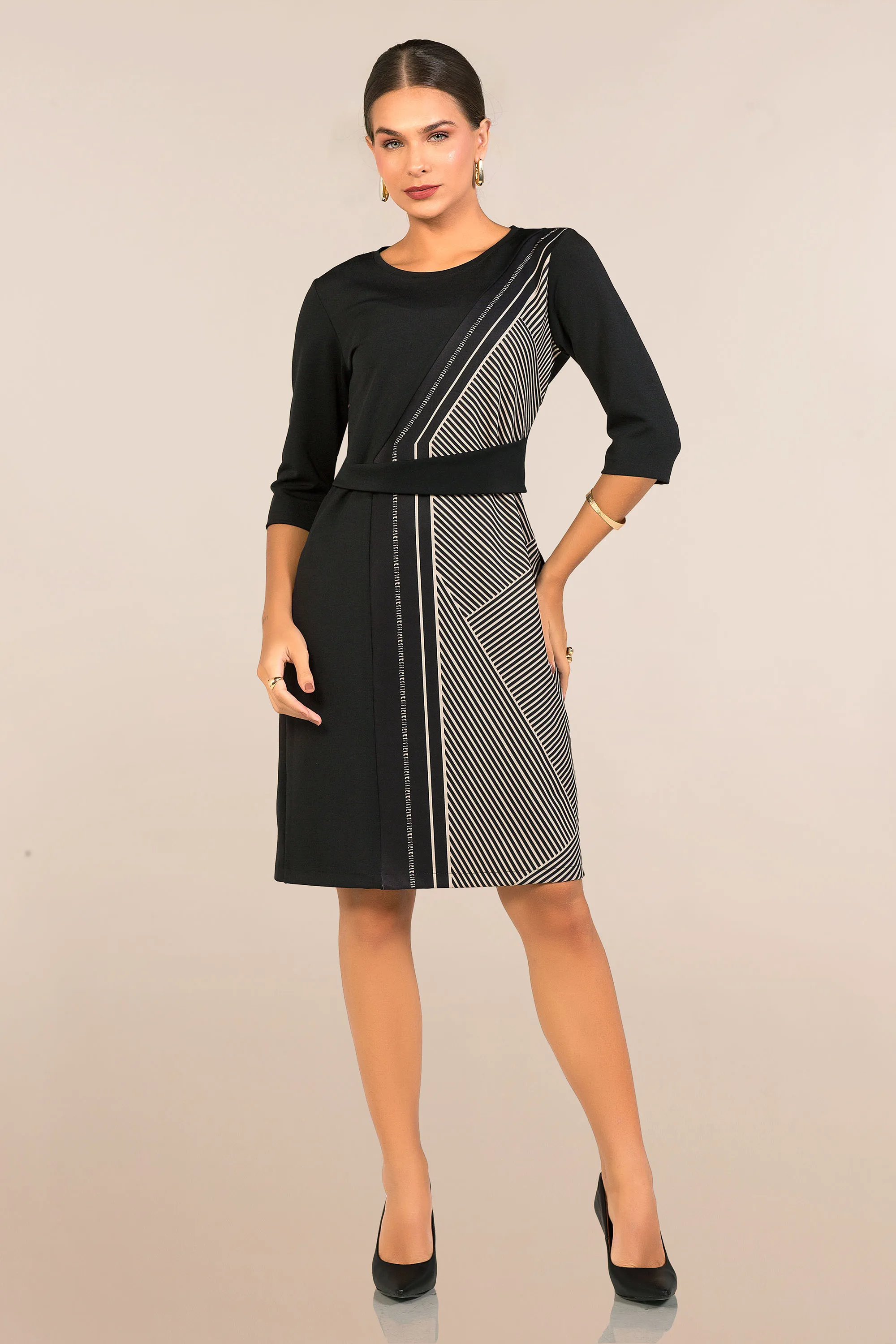 Vestido com cinto
