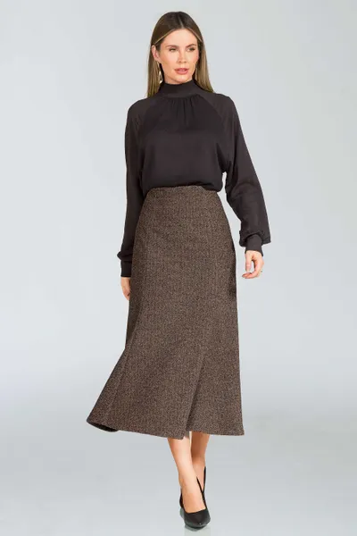 SAIA TWEED PRETO/DOURADO MIRA VEST
