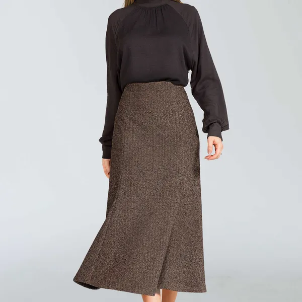 SAIA TWEED PRETO/DOURADO MIRA VEST