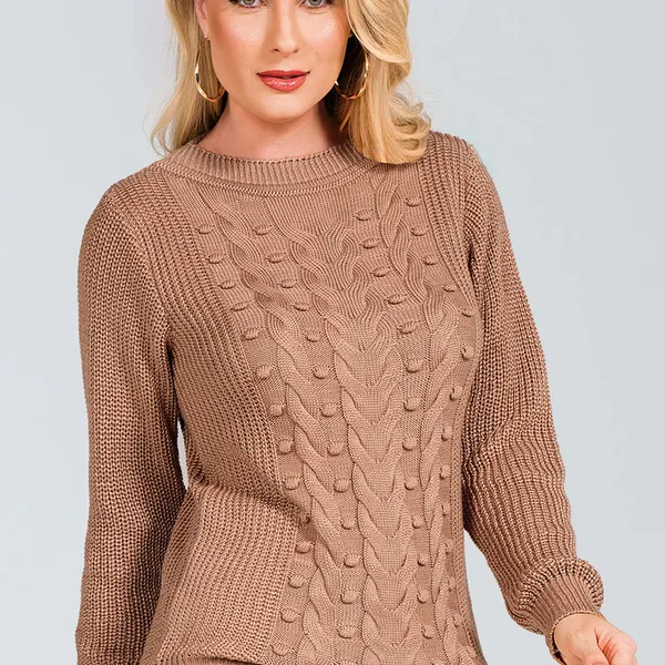 BLUSA TRICÔ DECOTE REDONDO MOUSSE MIRA VEST