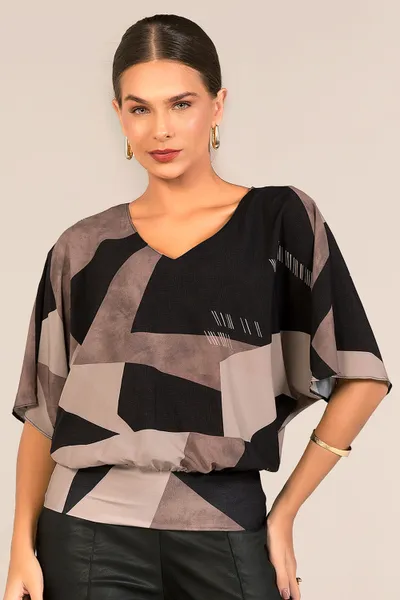 BLUSA PLANO FLUIDO CAMURÇA MIRA VEST