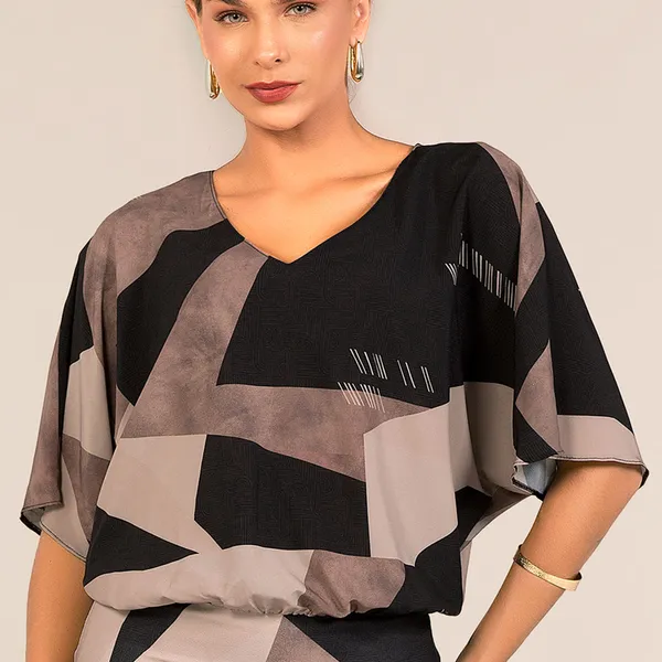 BLUSA PLANO FLUIDO CAMURÇA MIRA VEST