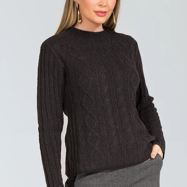 BLUSA TRICÔ COM GOLA PRETO MIRA VEST
