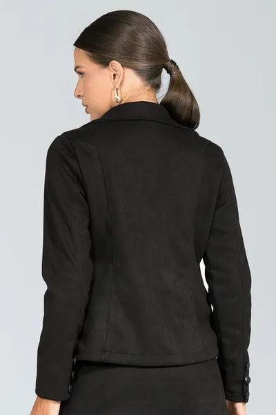 JAQUETA BIKER SUEDE PRETO MIRA VEST