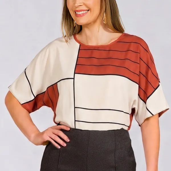 BLUSA PLANO FLUIDO AVELÃ MIRA VEST