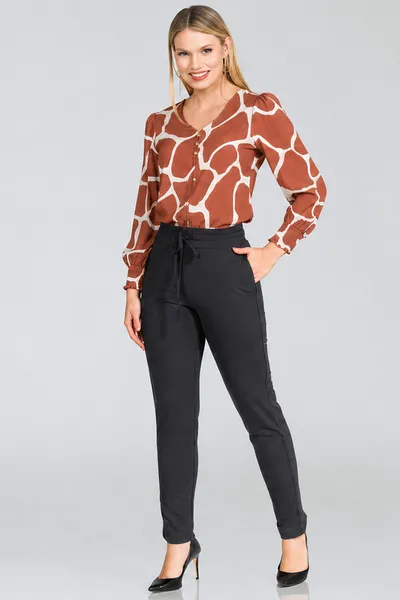BLUSA PLANO FLUIDO MOUSSE  MIRA VEST