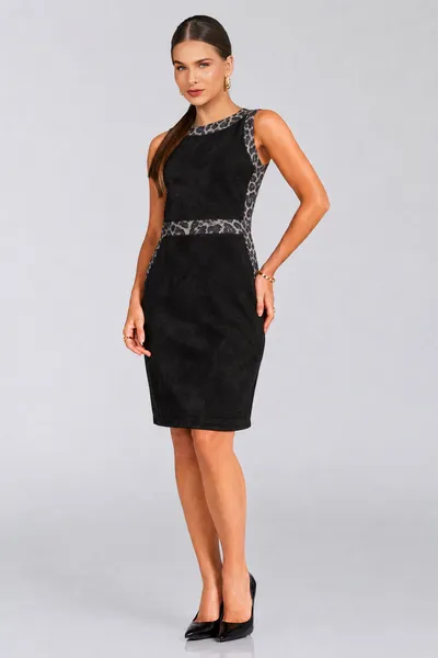 VESTIDO TRADICIONAL SUEDE PRETO MIRA VEST