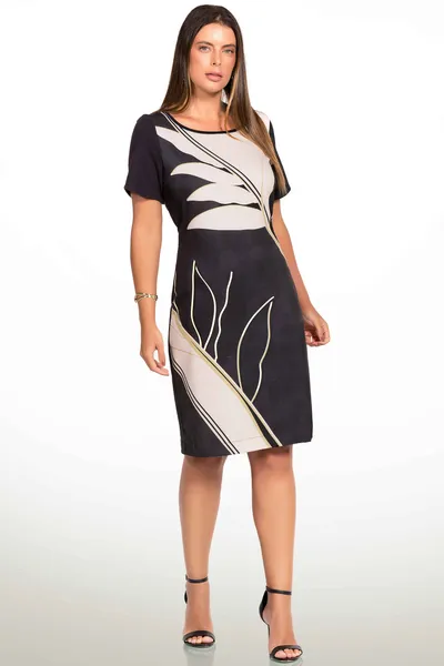 VESTIDO CREPE PRETO MIRA VEST
